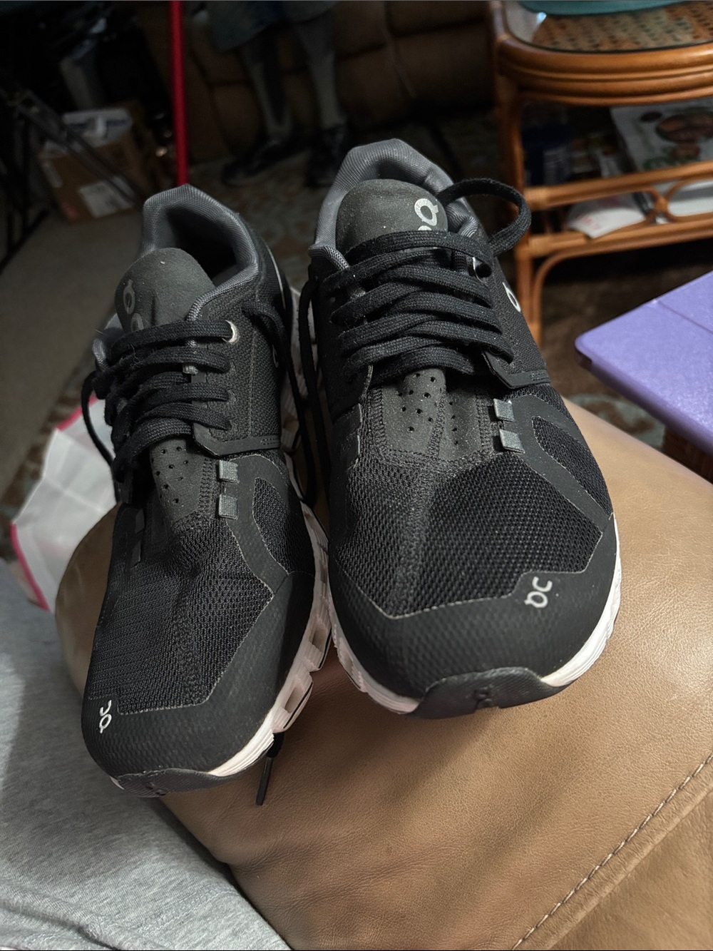 ON Cloudtech Men's Black Athletic Running Shoes